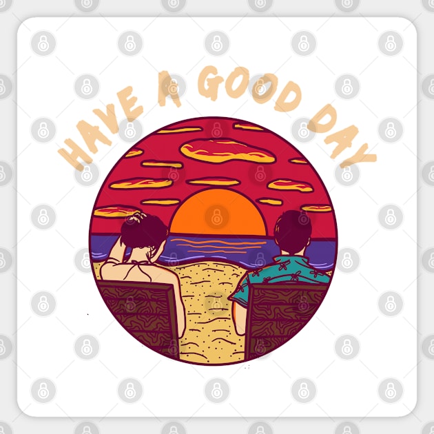 have a nice day illustration design Sticker by adhitama